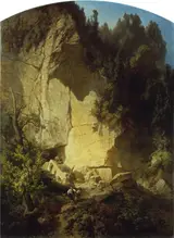 Ernst Erwin Oehme, Quarry in Saxon Switzerland