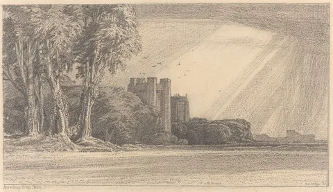 F. L. Griggs, Landscape with Castle