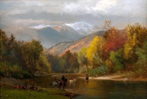 Samuel Lancaster Gerry, White Hills, Jackson New Hampshire, Scene on the Glen Ellis River