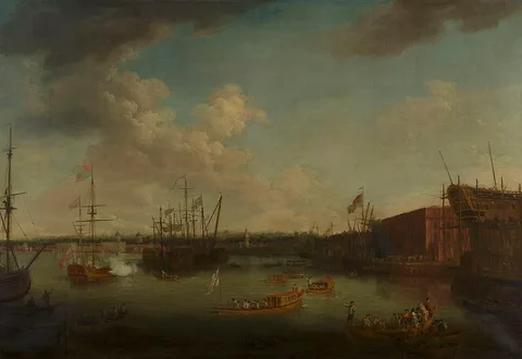 Richard Paton, The Dockyard at Deptford