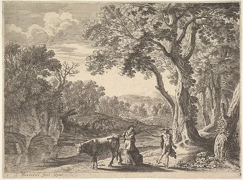 Herman van Swanevelt, Mercury Turning Battus to Stone