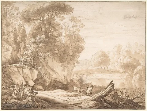 Herman van Swanevelt, The Rest on the Flight into Egypt