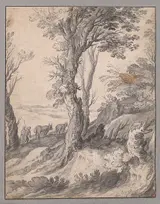 Paul Bril, Landscape with a Large Tree