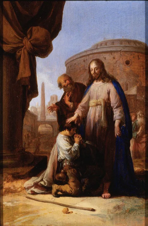 Bartholomeus Breenbergh, Christ and the Rich Youth