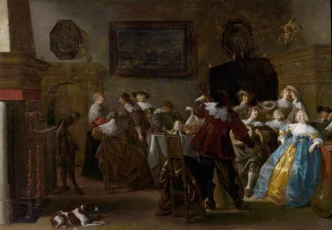 Anthonie Palamedesz., Merry Company (Interior with Cavaliers and Ladies)