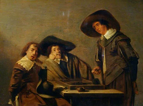 Anthonie Palamedesz., Backgammon Players