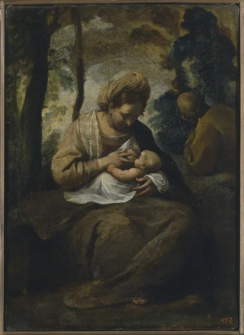 Simone Cantarini, Holy Family