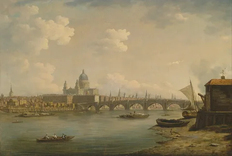 William Marlow, St. Paul's and Blackfriars Bridge