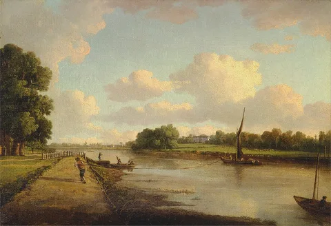 William Marlow, View on the River Thames at Richmond