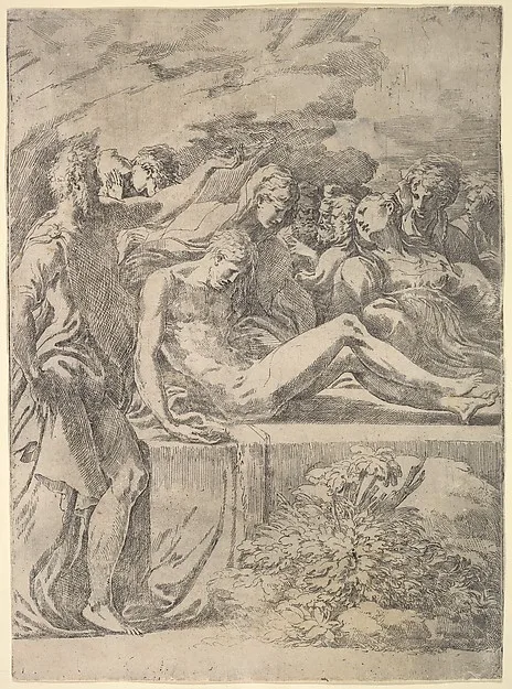 Parmigianino, Entombment
