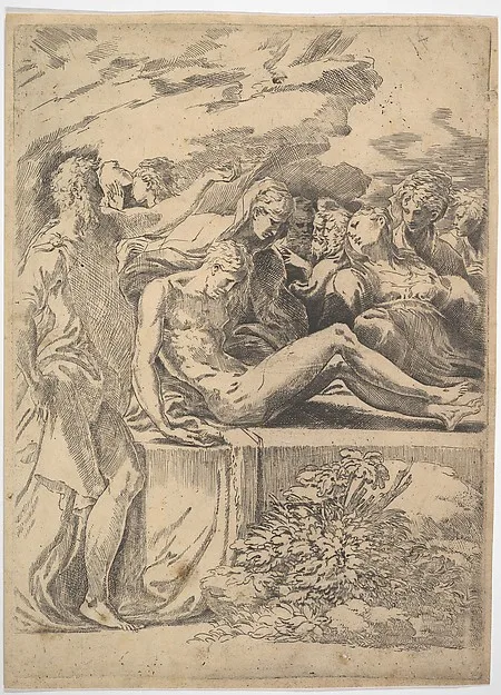 Parmigianino, Entombment