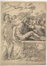 Parmigianino, Entombment