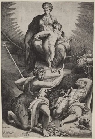 Parmigianino, The Vision of St. Jerome