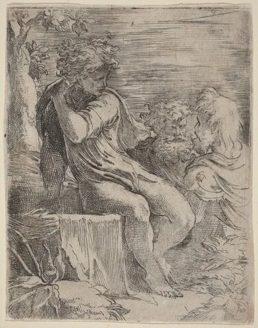 Parmigianino, The Boy and Two Old Men
