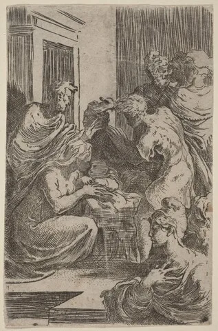 Parmigianino, The Adoration of the Shepherds