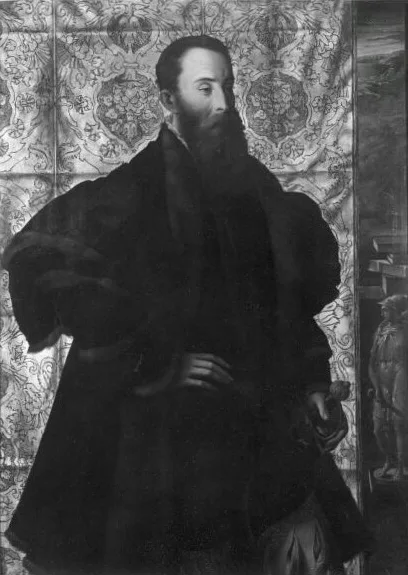 Parmigianino, Portrait of Pier Maria Rossi di San Secondo with a cloak and sword