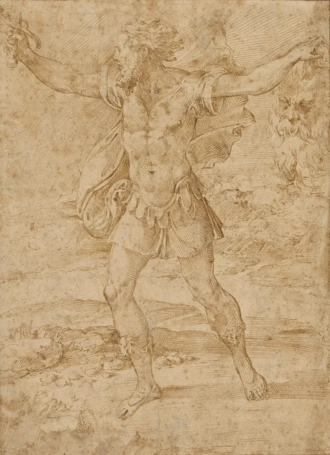 Parmigianino, David with the Head of Goliath