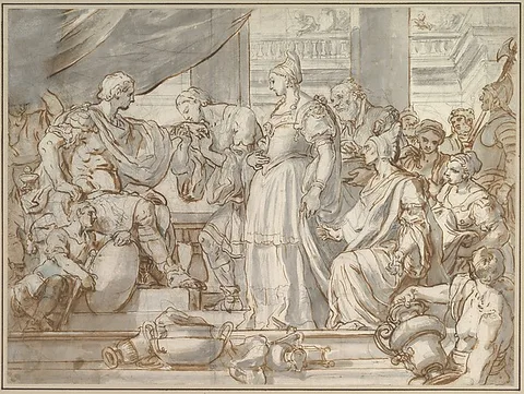 Francesco Solimena, The Continence of Scipio