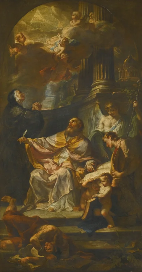 Francesco Solimena, Saint Augustine Triumphing over Heresy