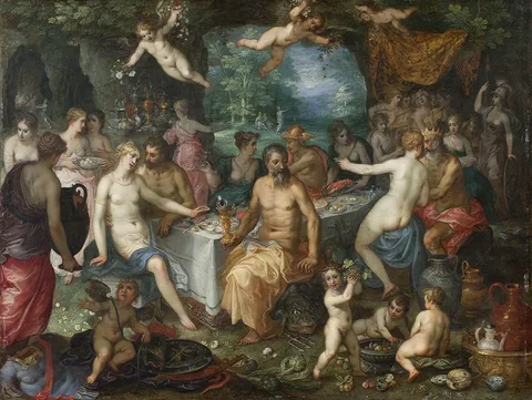 Hendrik van Balen I, The Feast of the Gods. The Wedding of Peleus and Thetis