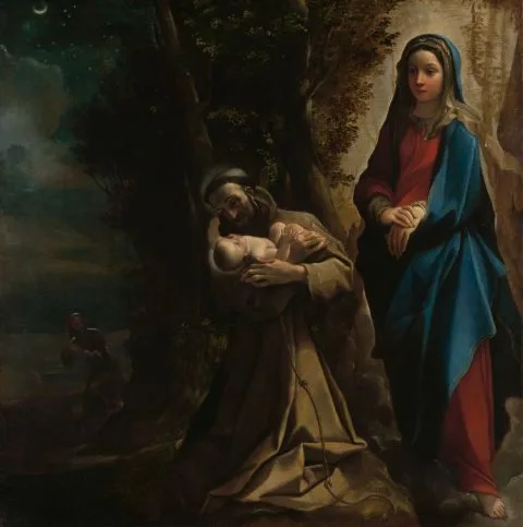 Ludovico Carracci, The Vision of St Francis of Assisi