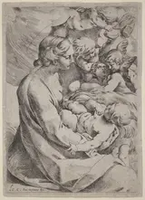 Ludovico Carracci, Madonna and Child with Angels
