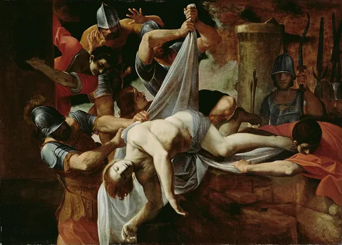 Ludovico Carracci, St. Sebastian Thrown into the Cloaca Maxima