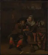 Gabriel Metsu, Tavern Scene