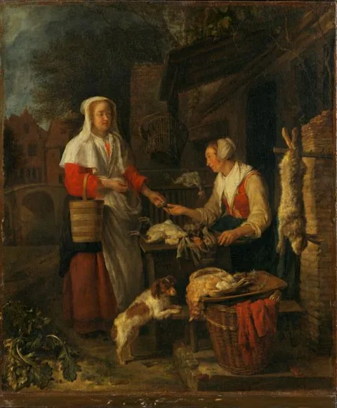 Gabriel Metsu, The Poultry Dealer