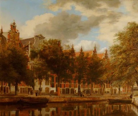 Jan van der Heyden, Houses on the Herengracht
