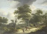 Roelof Jansz van Vries, Landscape with falconer