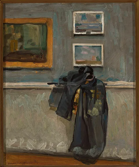 Henryk Szczyglinski, Interior of the posthumous exhibition of Jan Stanisławski