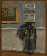 Henryk Szczyglinski, Interior of the posthumous exhibition of Jan Stanisławski