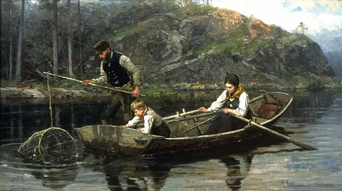 Jahn Ekenæs, Peasants Fishing