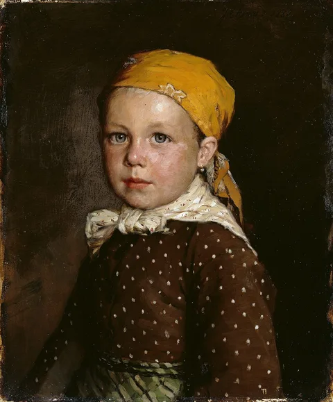 Jahn Ekenæs, Portrait of a little Girl