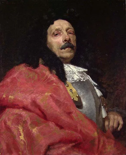 Jahn Ekenæs, Portrait of a Man in Baroque Costume