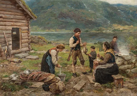 Jahn Ekenæs, A successful Duck-Hunt