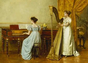 George Goodwin Kilburne, The Music room
