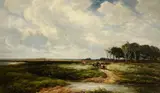 Edmund Morison Wimperis, Moorland with Peat Gatherers