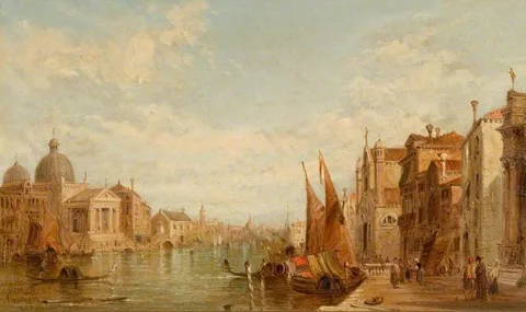 Alfred Pollentine, The Grand Canal, Venice