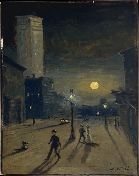 Louis Michel Eilshemius, New York at Night