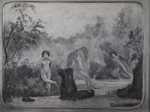 Louis Michel Eilshemius, Swimming Party