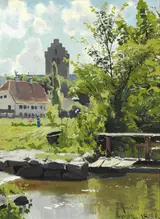 Peder Mørk Mønsted, A summer's day in Lyngby