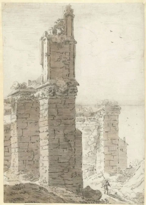 Herman Saftleven, Bouwval van een gothische kerk