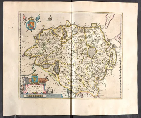 Joan Blaeu, Vltonia Hibernis Cui-Guilly (Joan Blaeu, 1667) BL 114.h*.6 (56)