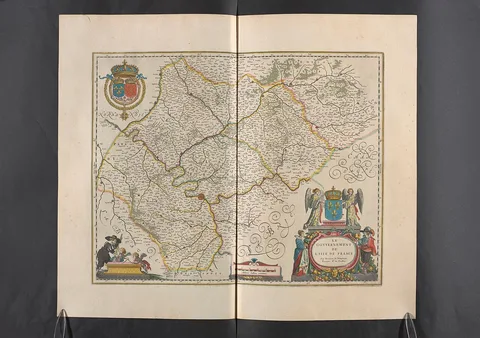 Joan Blaeu, Le Govvernement De L'Isle De France (Joan Blaeu, 1667) BL 114.h*.7 (4)