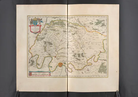 Joan Blaeu, Ager Parisiensis… (Joan Blaeu, 1667) BL 114.h*.7 (5)