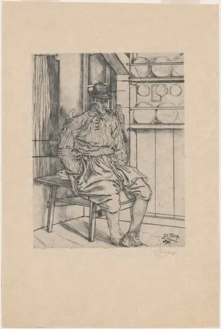 Jan Toorop, Fisherman from Marken