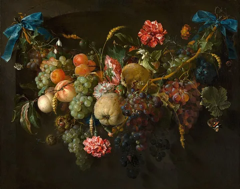 Jan Davidsz. de Heem, Garland of Fruit and Flowers
