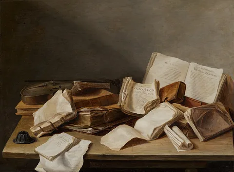 Jan Davidsz. de Heem, Still-Life of Books
